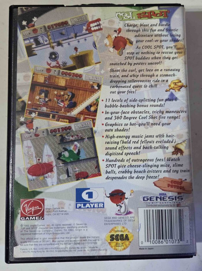 Cool Spot | Sega Genesis Original (Cib) - Imagen 4