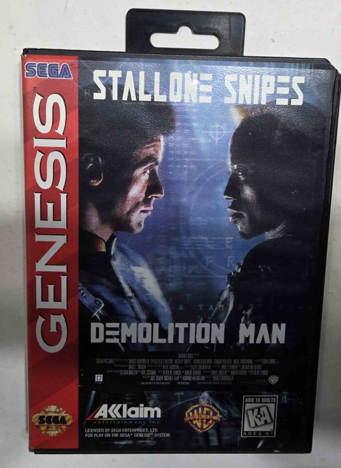 Demolition Man | Sega Genesis Original (Cib)