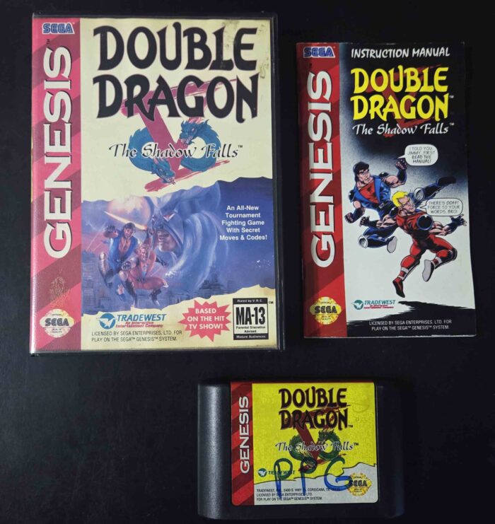 Double Dragon V The Shadow Falls | Sega Genesis Original