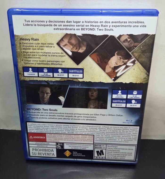Heavy Rain Beyond Two Souls Collection | PS4 - Imagen 3