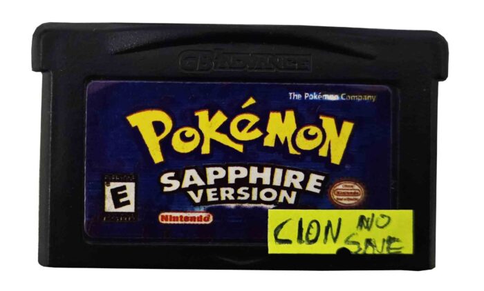Pokemon Sapphire (cartucho generico no graba) | Game Boy Advance