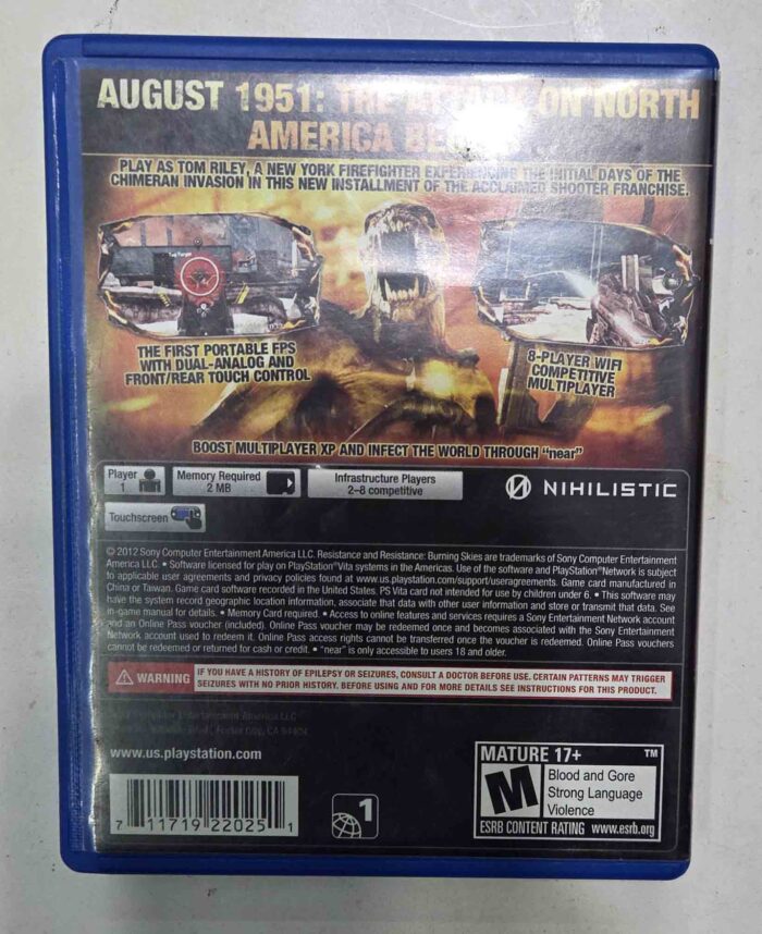 Resistance Burning Skies | PS Vita - Imagen 2