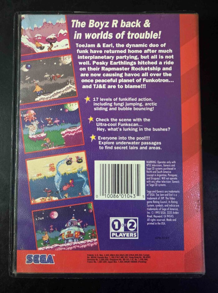 ToeJam & Earl in Panic on Funkotron | Sega Genesis Original - Imagen 2