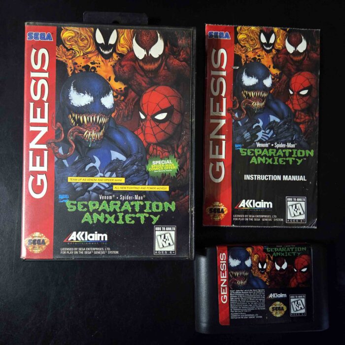 Venom Spider-Man Separation Anxiety | Sega Genesis Original