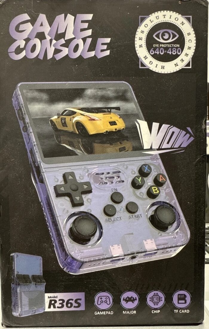 Consola Portátil R36s Mas De 14.000 Juegos Emula mas de 30 Consolas Edicion 2025 Violeta - Imagen 6
