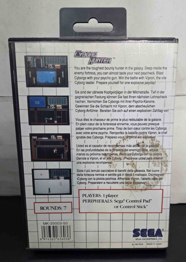 Cyborg hunter séga master system - Consoles