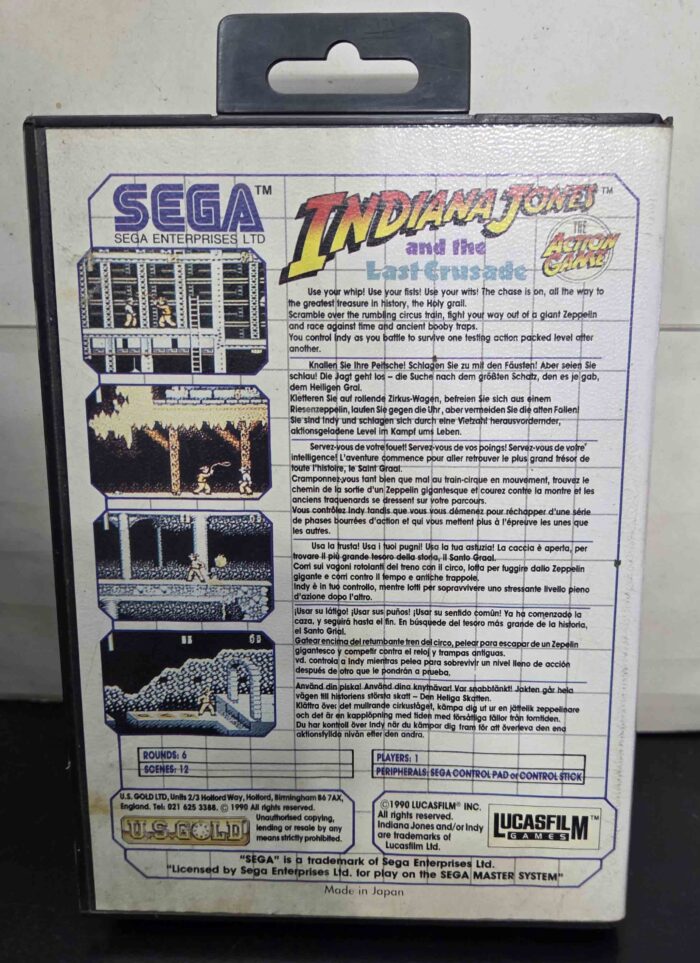 Indiana Jones and the Last Crusade | Sega Master System - Imagen 3