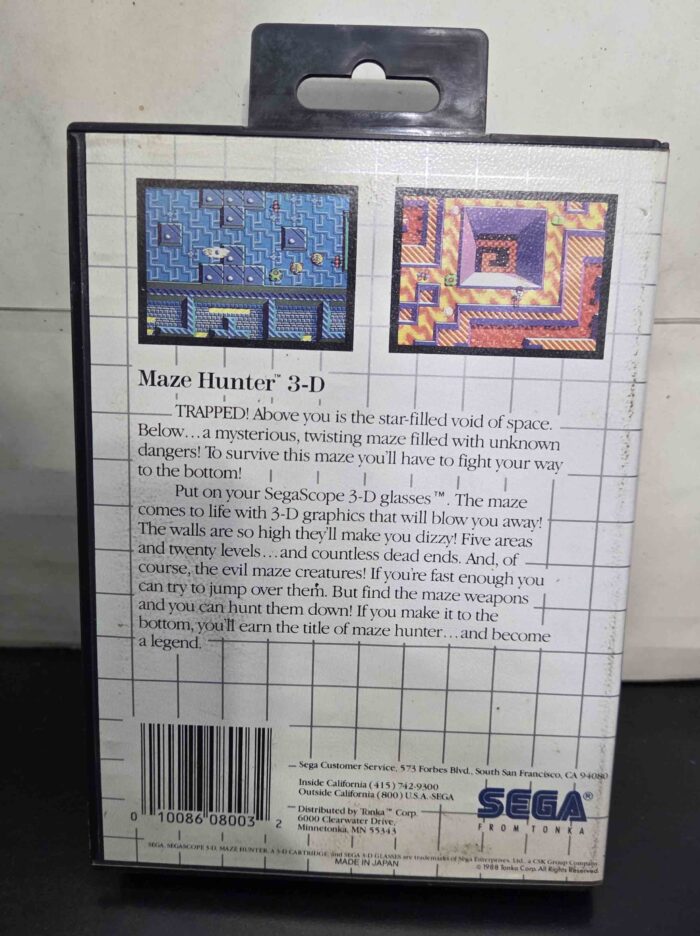 Maze Hunter 3-D | Sega Master System - Imagen 3