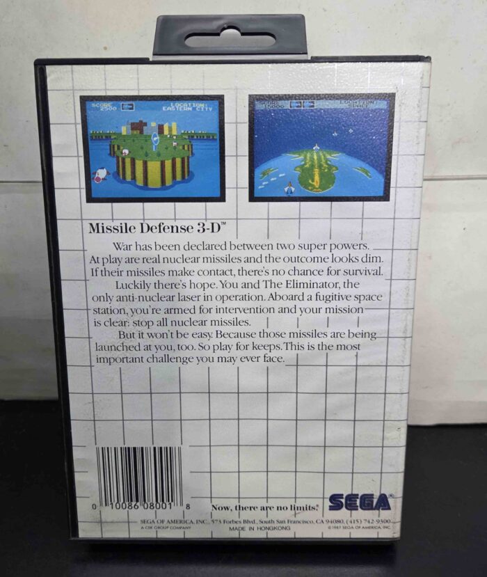 Missile Defense 3-D | Sega Master System - Imagen 3