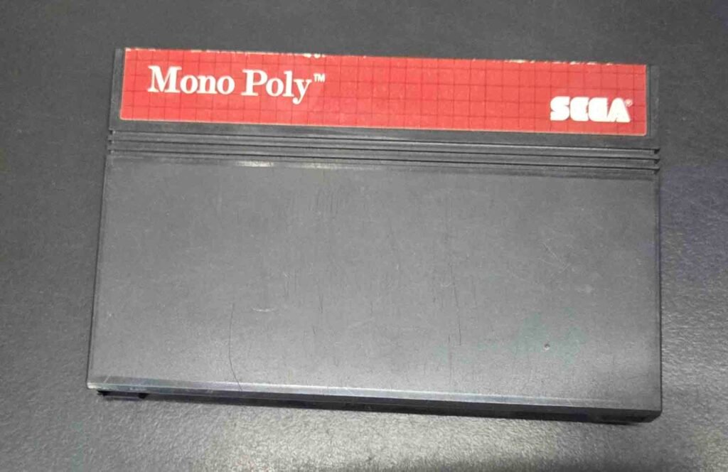 Monopoly Authentique Version Originale - Sega Master System Complet Boîte Et Notice 1988