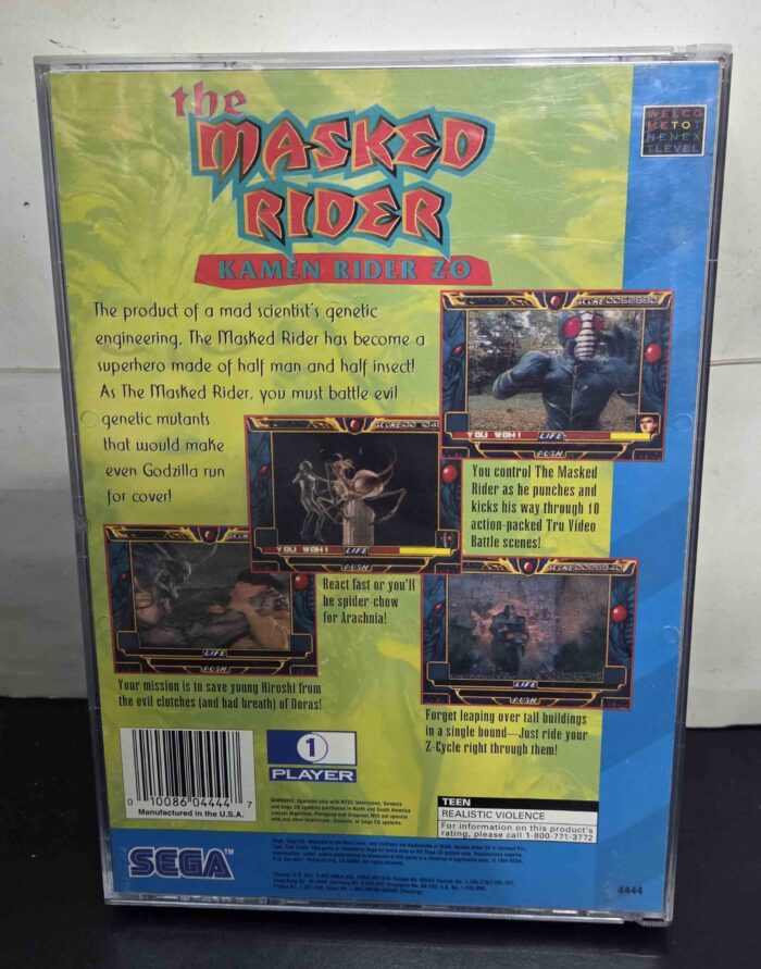 The Masked Rider Kamen Rider ZO | Sega CD Original - Imagen 3