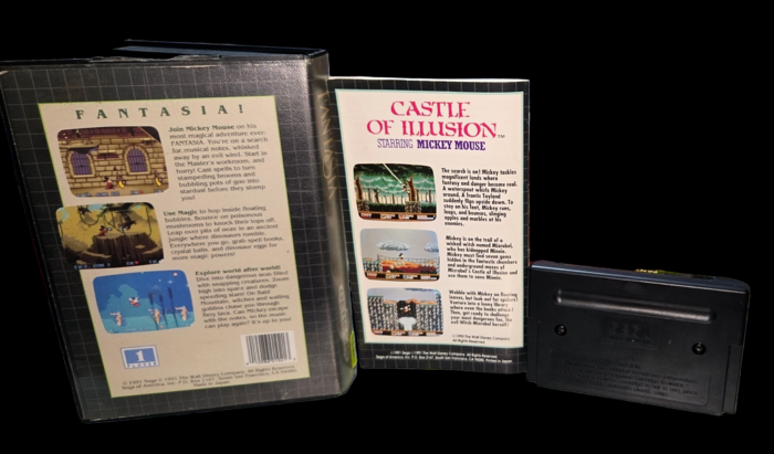 Fantasia Mickey Sega Original En Caja Manual - Imagen 2