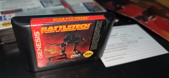 Battletech + Poster Original Sega Genesis Americano Completo - Imagen 3
