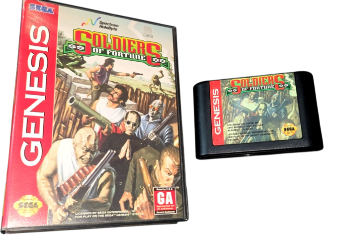 Soldiers of Fortune Sega Original En Caja Americano Ntsc