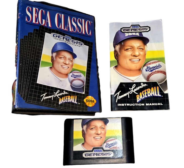 Tommy Lasorda Baseball Completo Sega Genesis