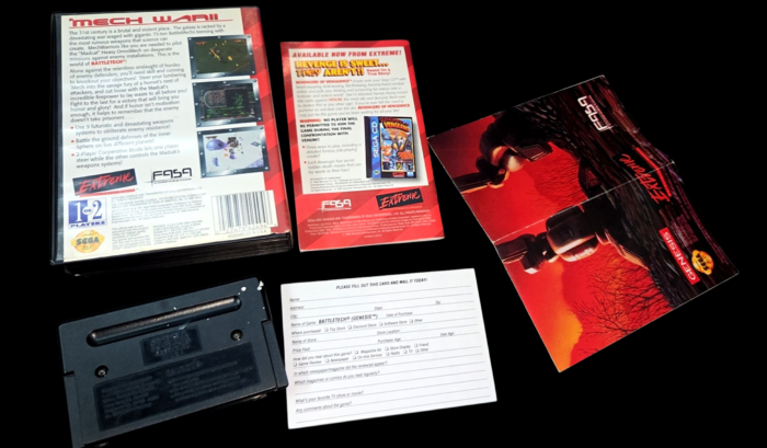 Battletech + Poster Original Sega Genesis Americano Completo - Imagen 2