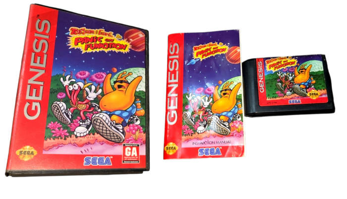 Toe & Jam Panic In Funkotron Sega Original Completo