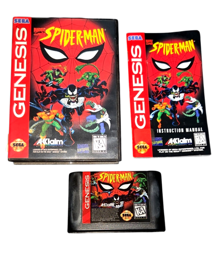 SpiderMan Animated Series Sega Genesis Original Completo