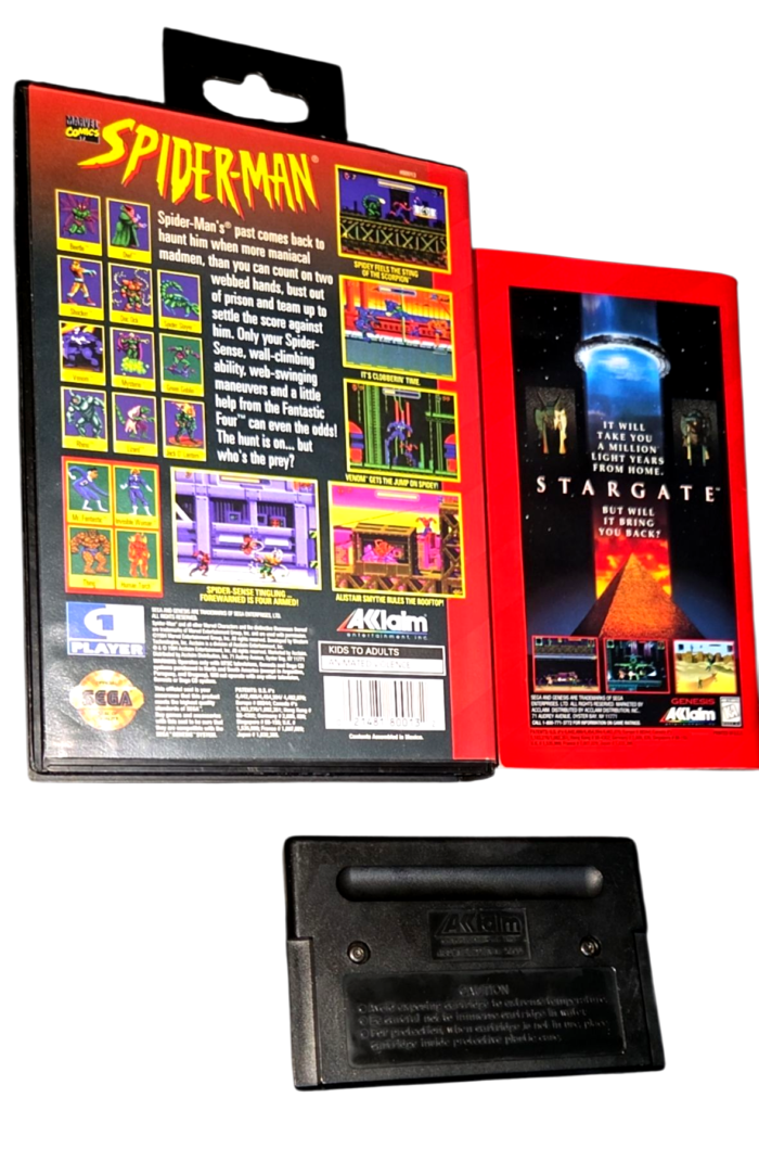 SpiderMan Animated Series Sega Genesis Original Completo - Imagen 4