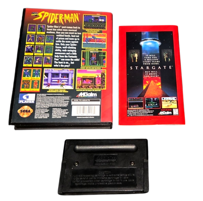 SpiderMan Animated Series Sega Genesis Original Completo - Imagen 2