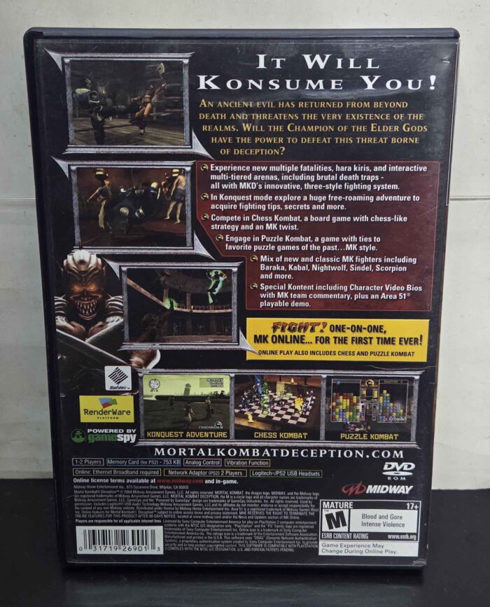 Mortal Kombat Deception | PS2 - Imagen 3