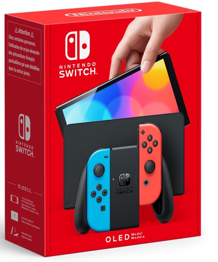 Nintendo Switch Oled Azul/Rojo Neón