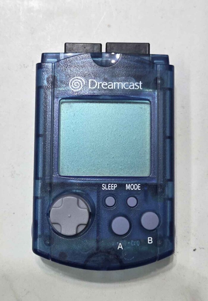 Visual Memory Unit Azul Transparente VMU | Sega Dreamcast