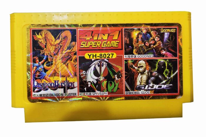 4 In 1 | YH-8027 / Goonies – Gi Joe – y mas | Cartucho Compatible Family Game