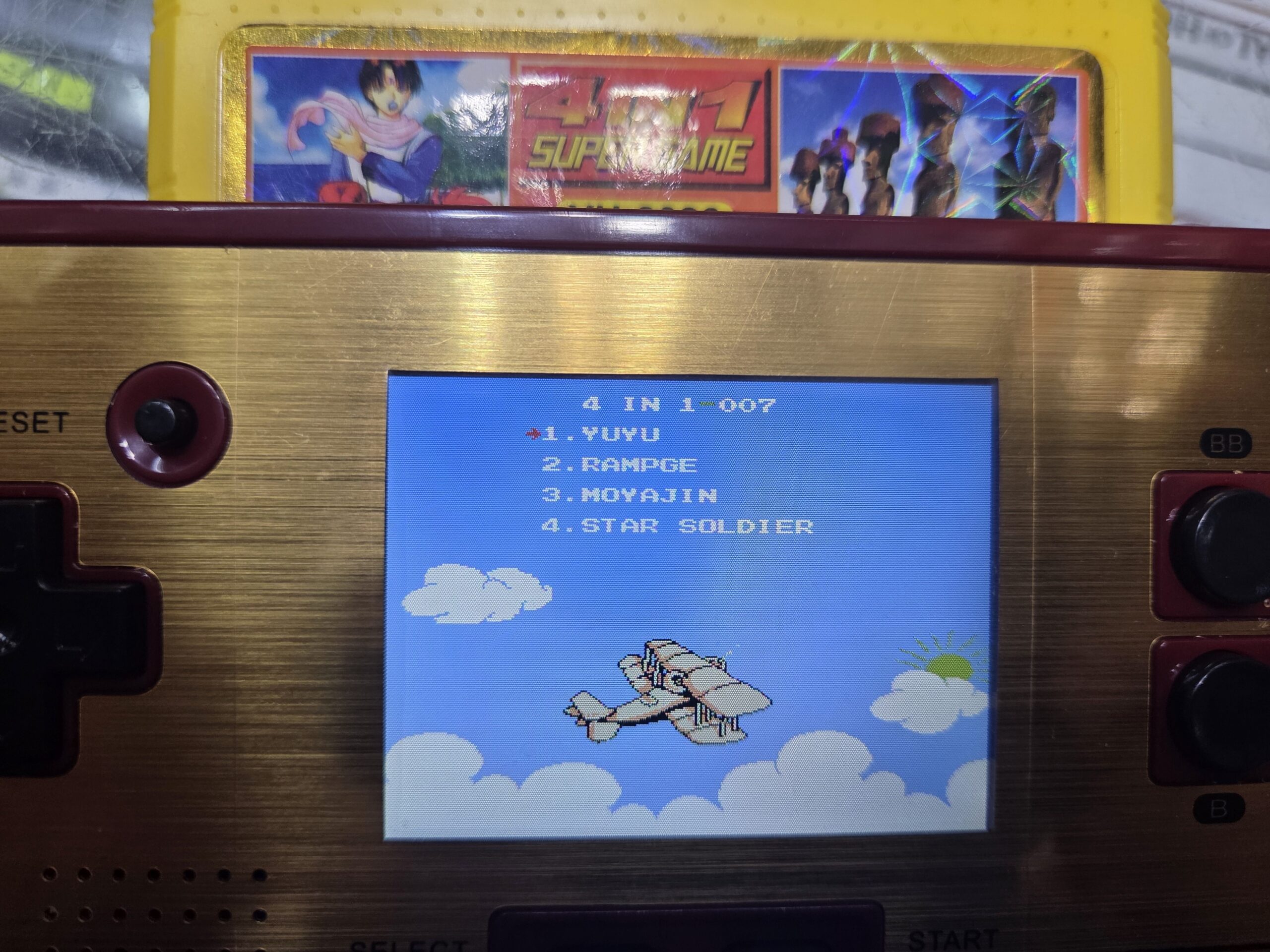 4 In 1 | YH-8026 / YuYu Hackusho – Rampage – y mas | Cartucho Compatible Family Game - Imagen 2