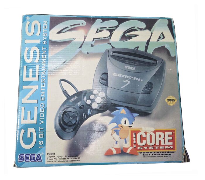 Consola 90s Compatible Cartucho Sega Genesis 3 Clon en caja