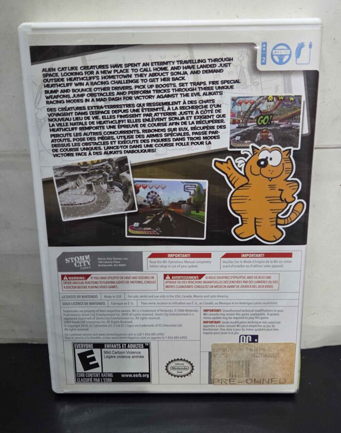 Kaos Heathcliff The Fast and The Furriest | Wii - Imagen 3