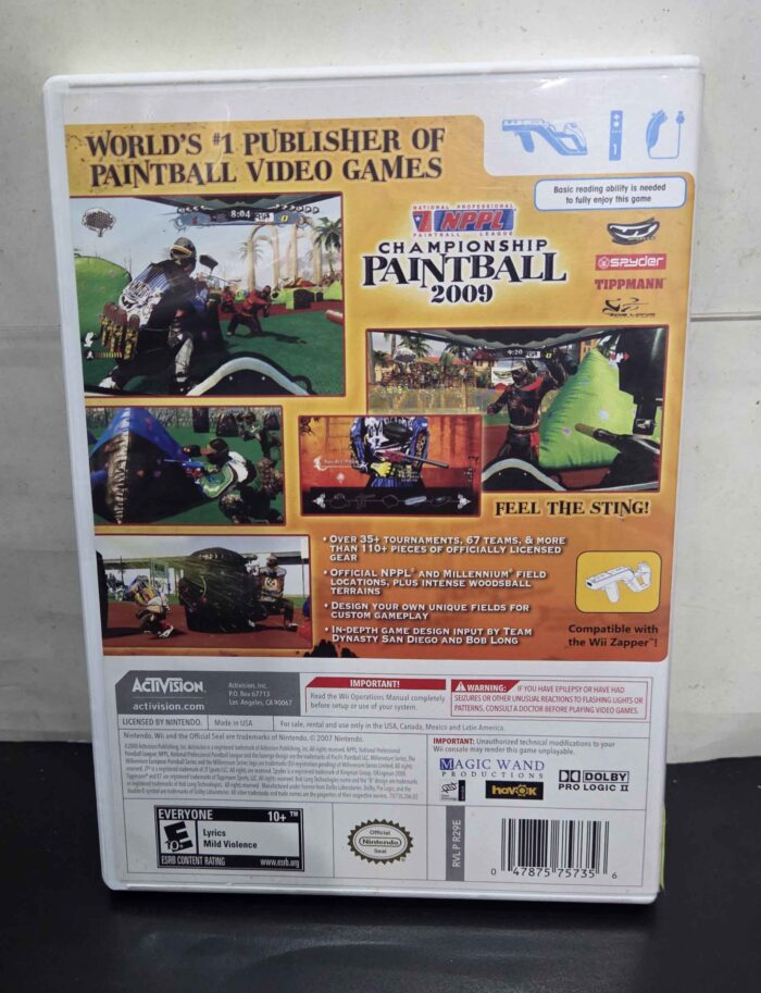 NPPL Championship Paintball 2009 | Wii - Imagen 3