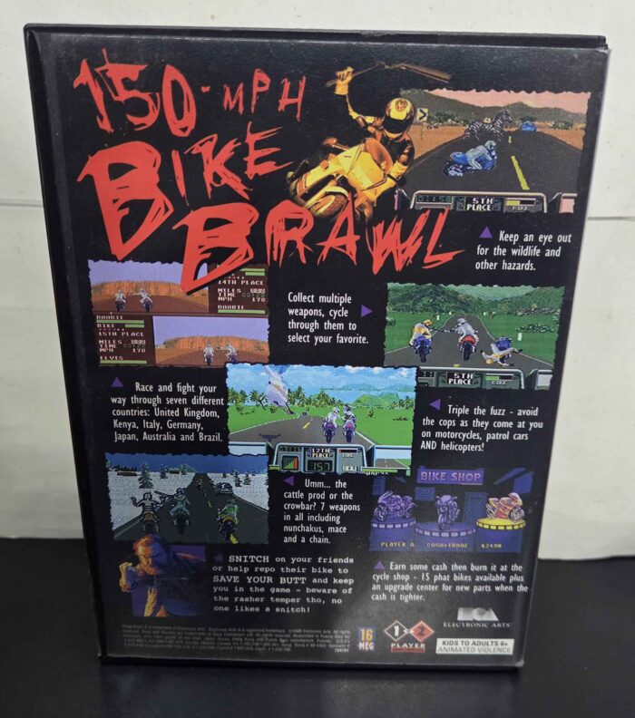 Road Rash 3 | Sega Genesis Original - Imagen 2