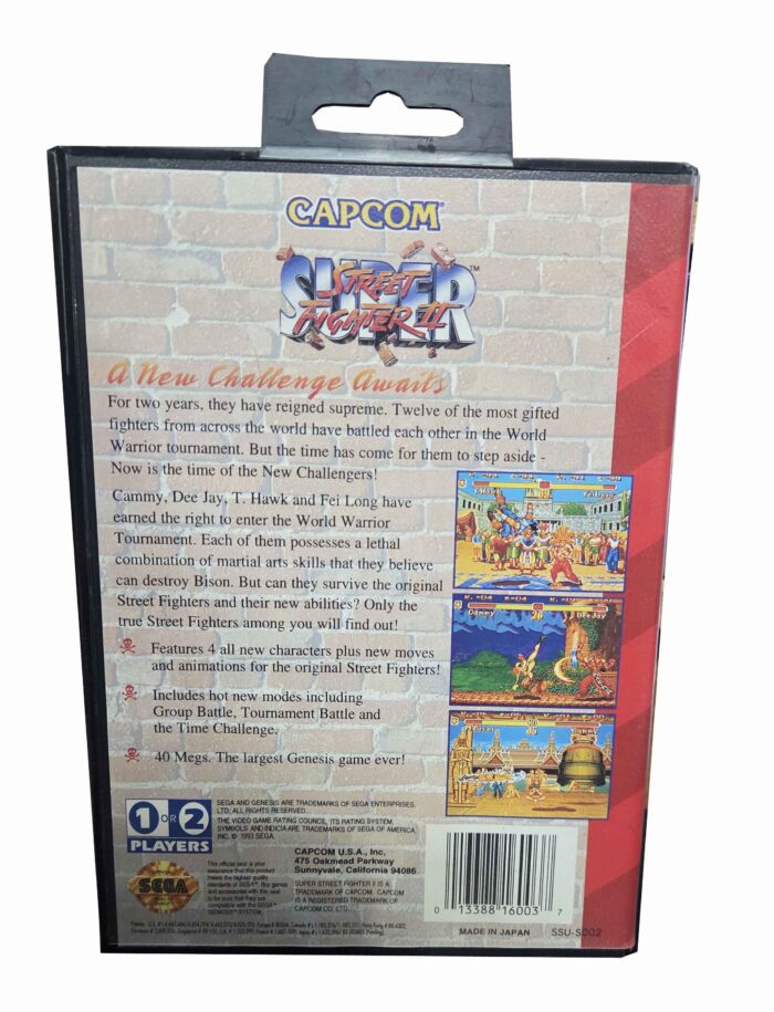 Super Street Fighter II The New Challengers | Sega Genesis Original - Imagen 3