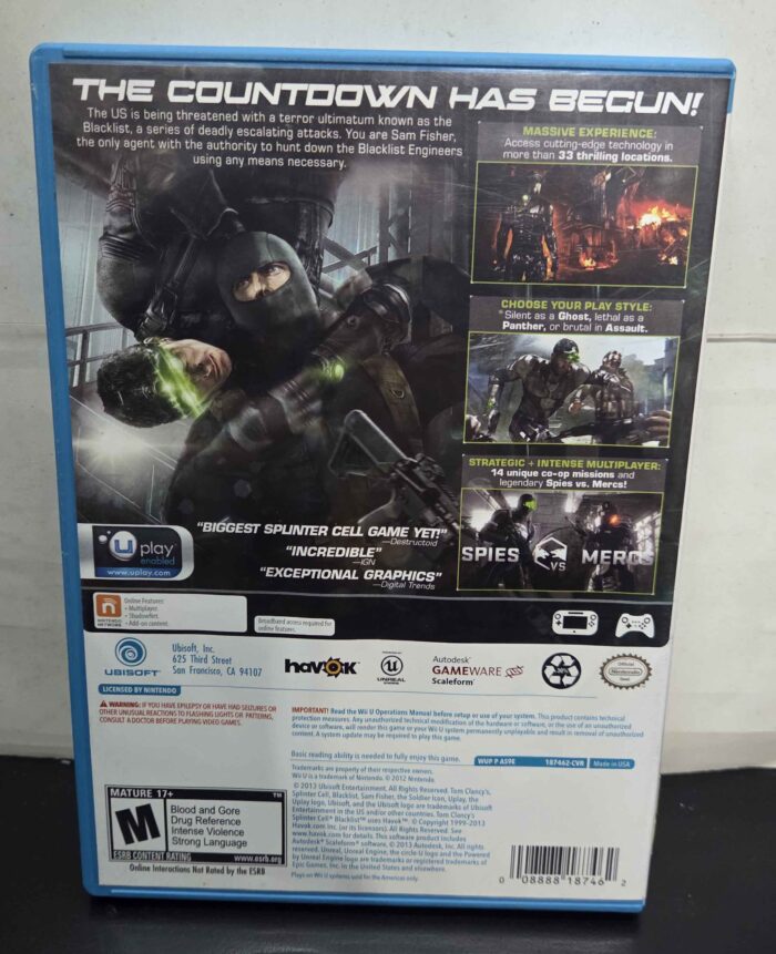 Tom Clancy's Splinter Cell Blacklist | Wii U - Imagen 3