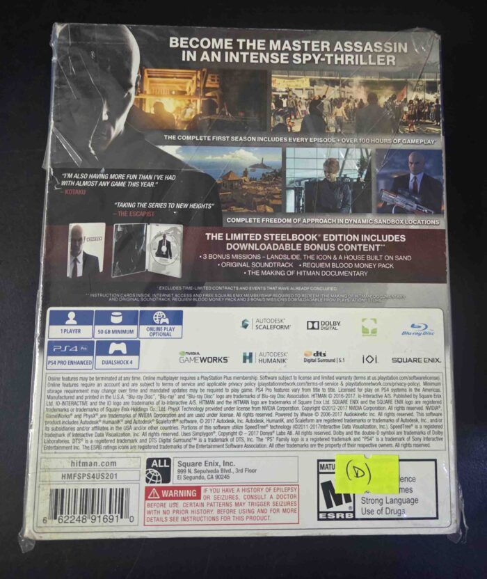 Hitman Steelbook Edition | PS4 - Imagen 2