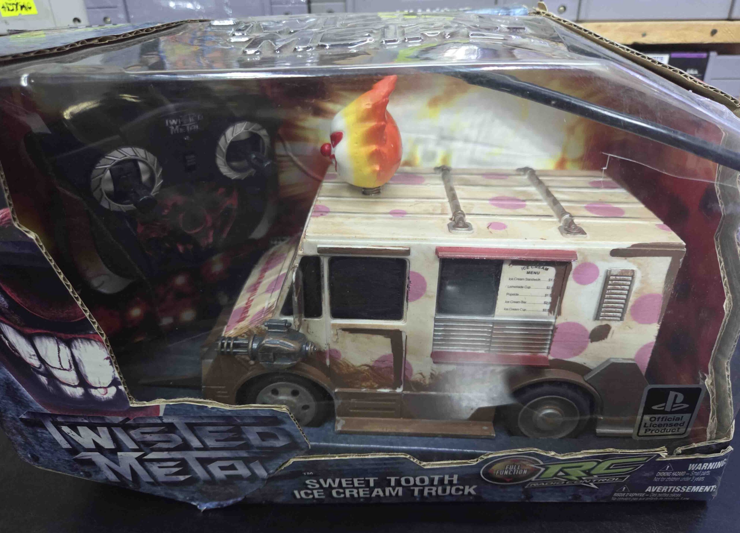 Ice Cream Truck Twisted Metal Cars Twisted Metal Sweet Tooth Ice Cream Truck Rc Radio Controlled - Imagen 2