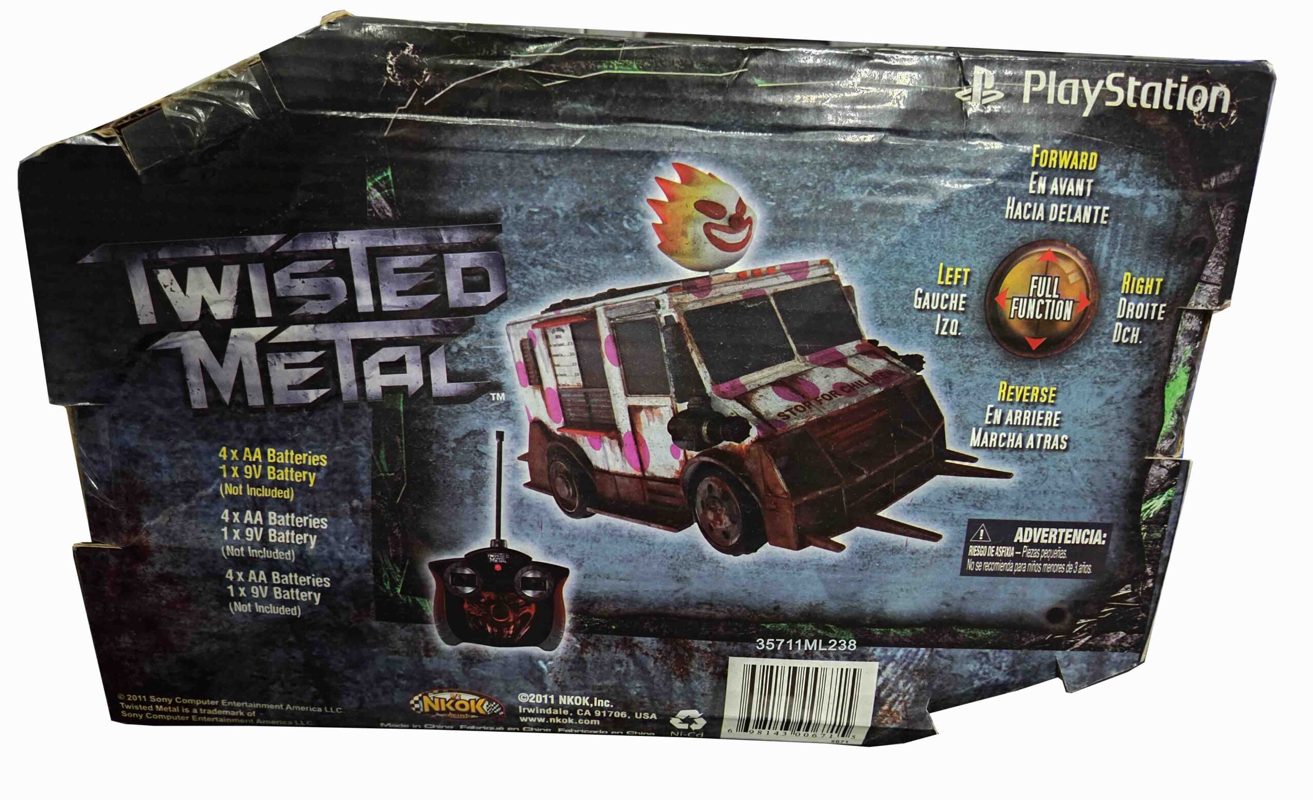 Ice Cream Truck Twisted Metal Cars Twisted Metal Sweet Tooth Ice Cream Truck Rc Radio Controlled - Imagen 3
