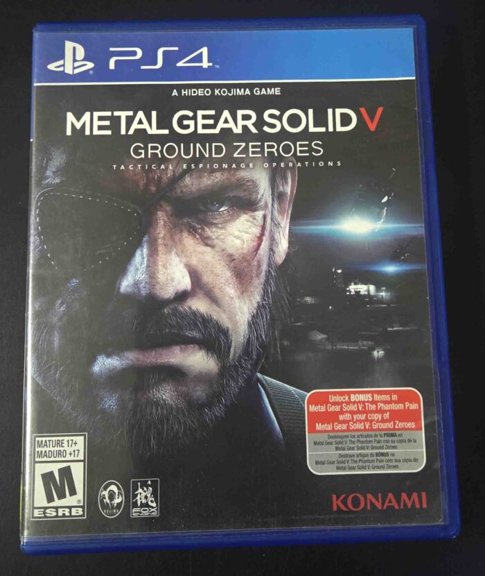Metal Gear Solid V Ground Zeroes | PS4