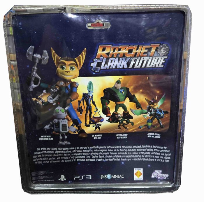 Ratchet & Clank Future DC Direct Armored Ratchet With Mr Zurkon Figure - Imagen 2