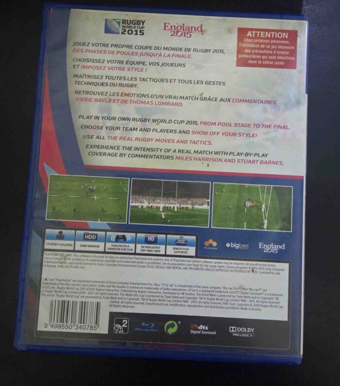 Rugby World Cup 2015 | PS4 - Imagen 3