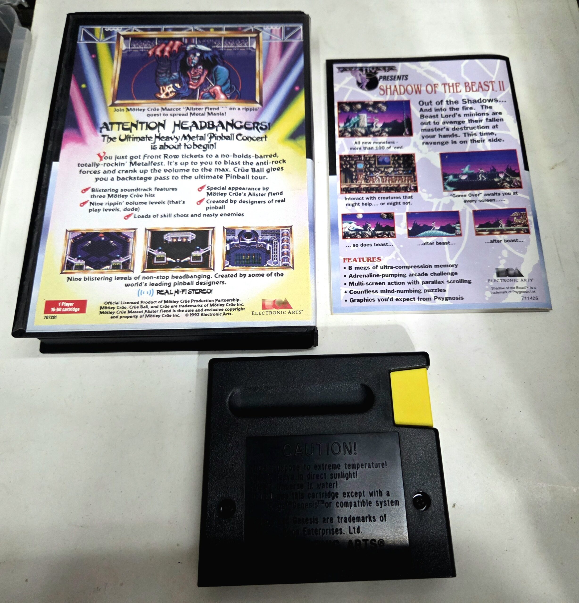 Crue Ball Sega Original Completo - Imagen 2