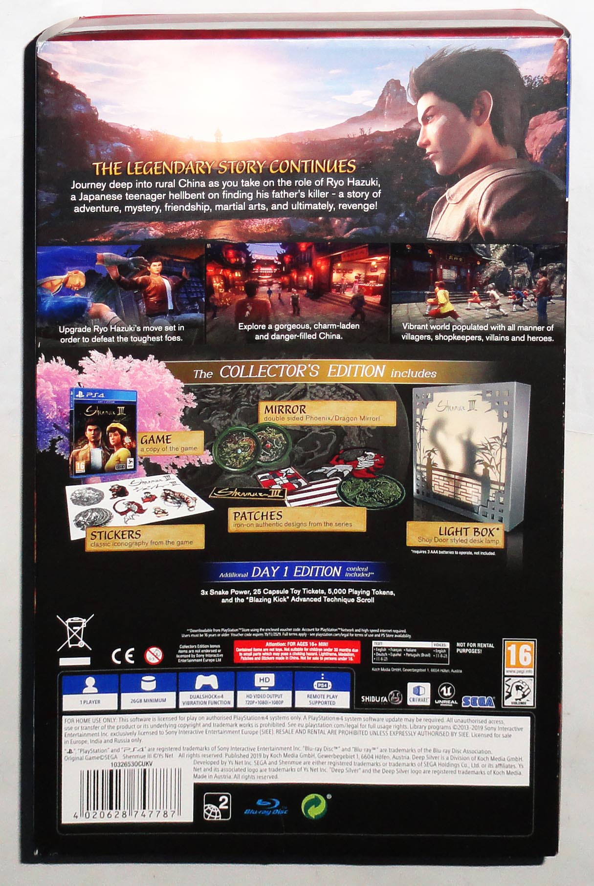 Shenmue 3 Ps4 Edicion Coleccionista Español Fisico - Imagen 4