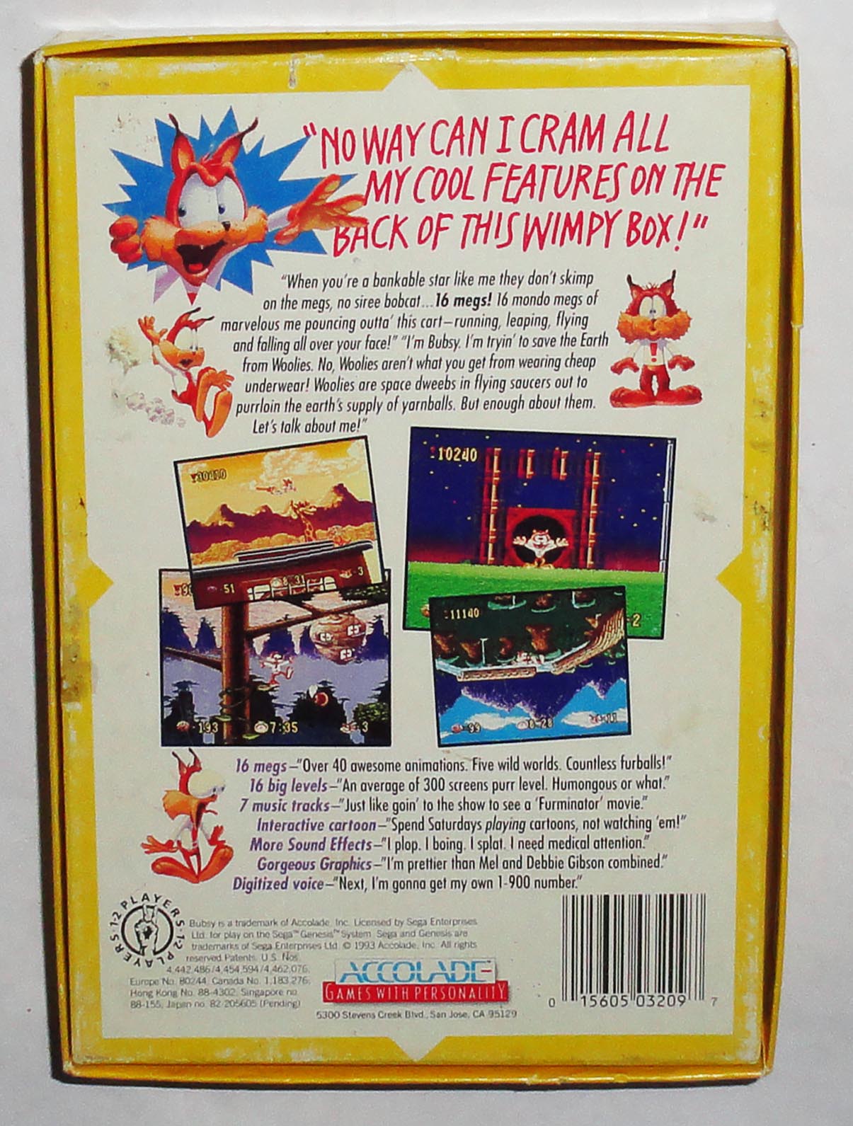 Bubsy Sega Genesis Original Completo - Imagen 11