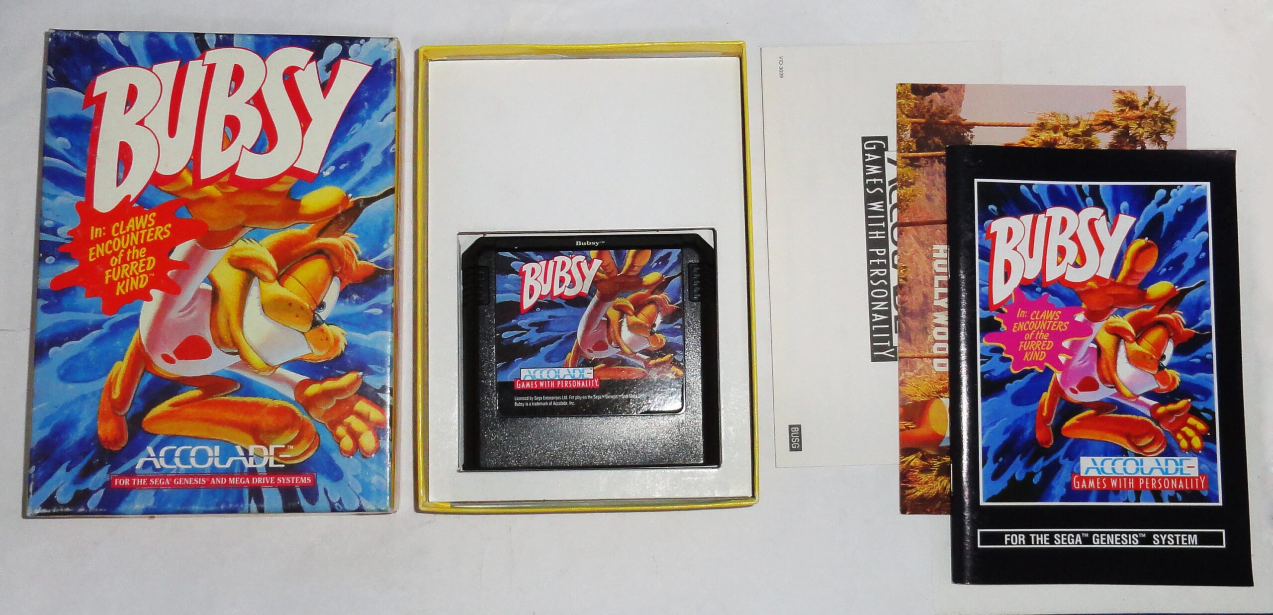 Bubsy Sega Genesis Original Completo - Imagen 2