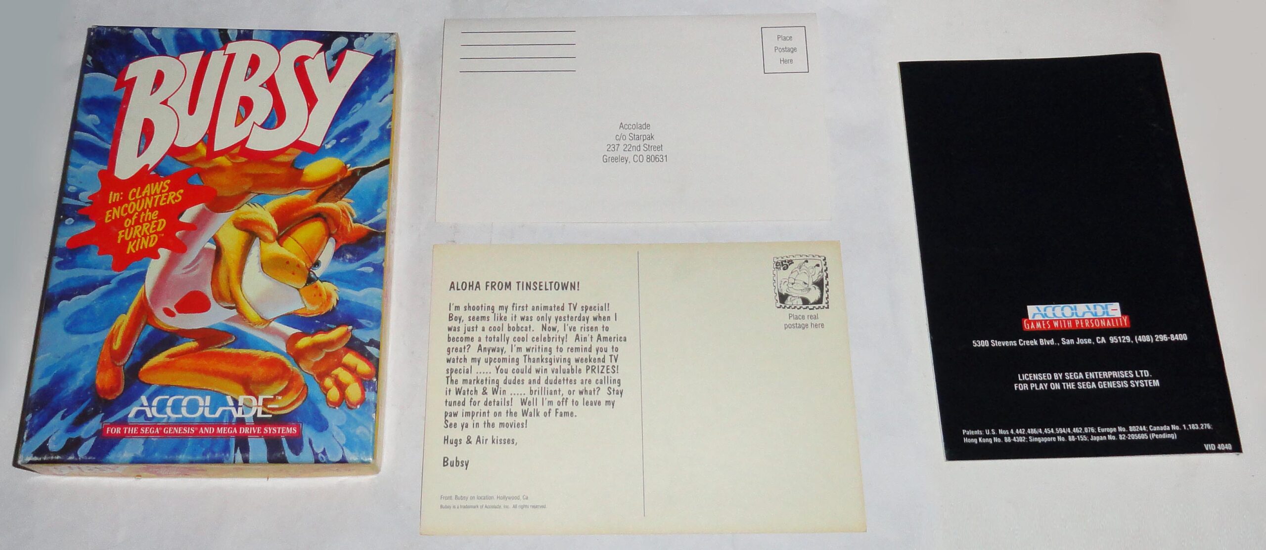 Bubsy Sega Genesis Original Completo - Imagen 4