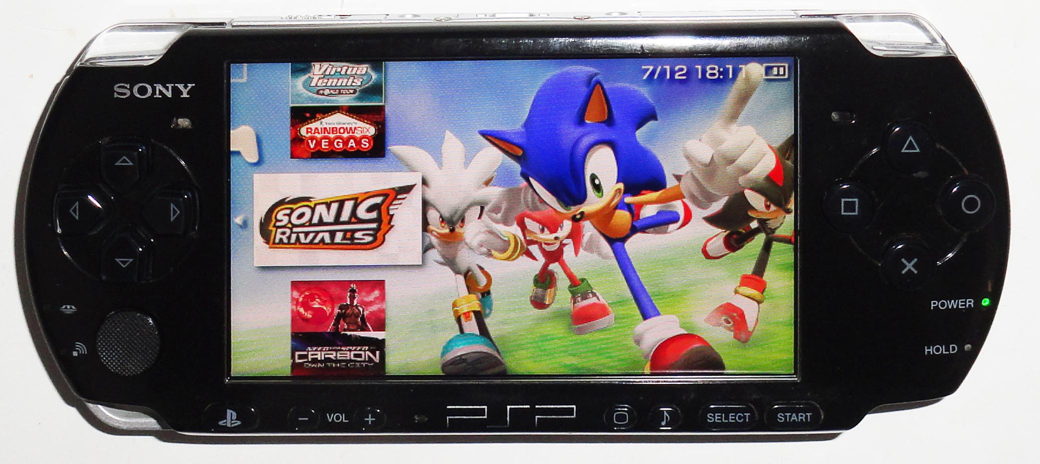 Psp Slim Completa En Caja Flasheada + Adaptador microSD 8gb - Imagen 3