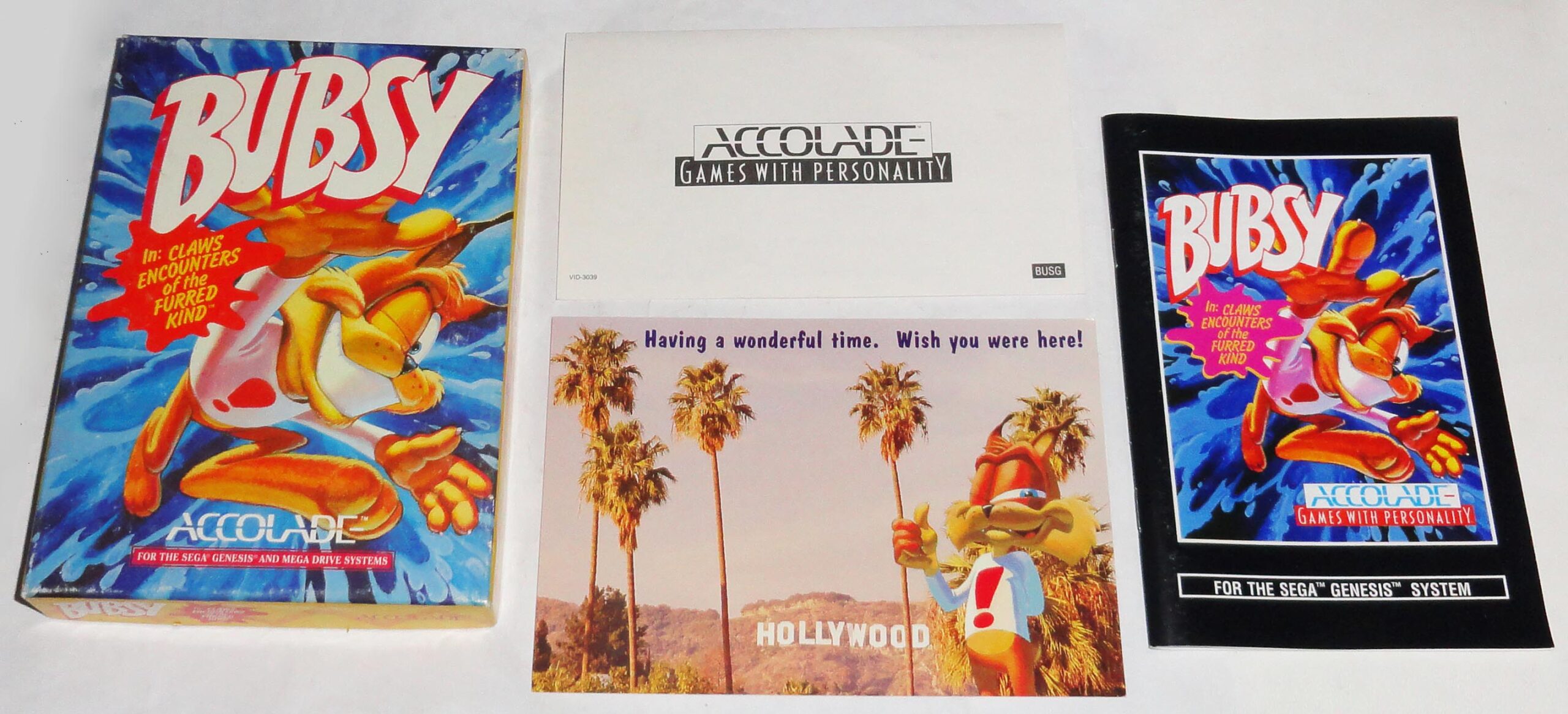 Bubsy Sega Genesis Original Completo - Imagen 3