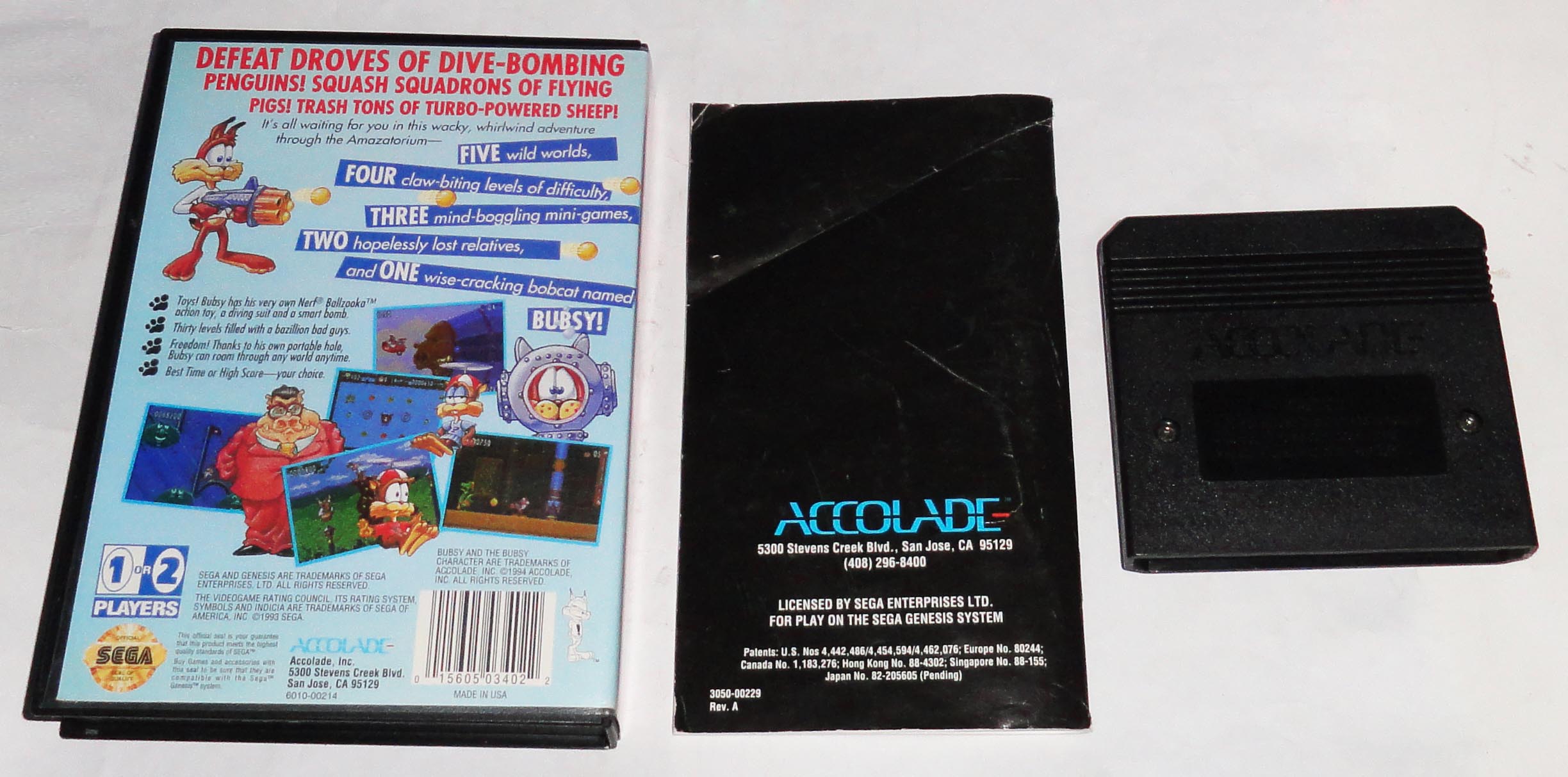 Bubsy 2 Sega Genesis Original Completo - Imagen 7