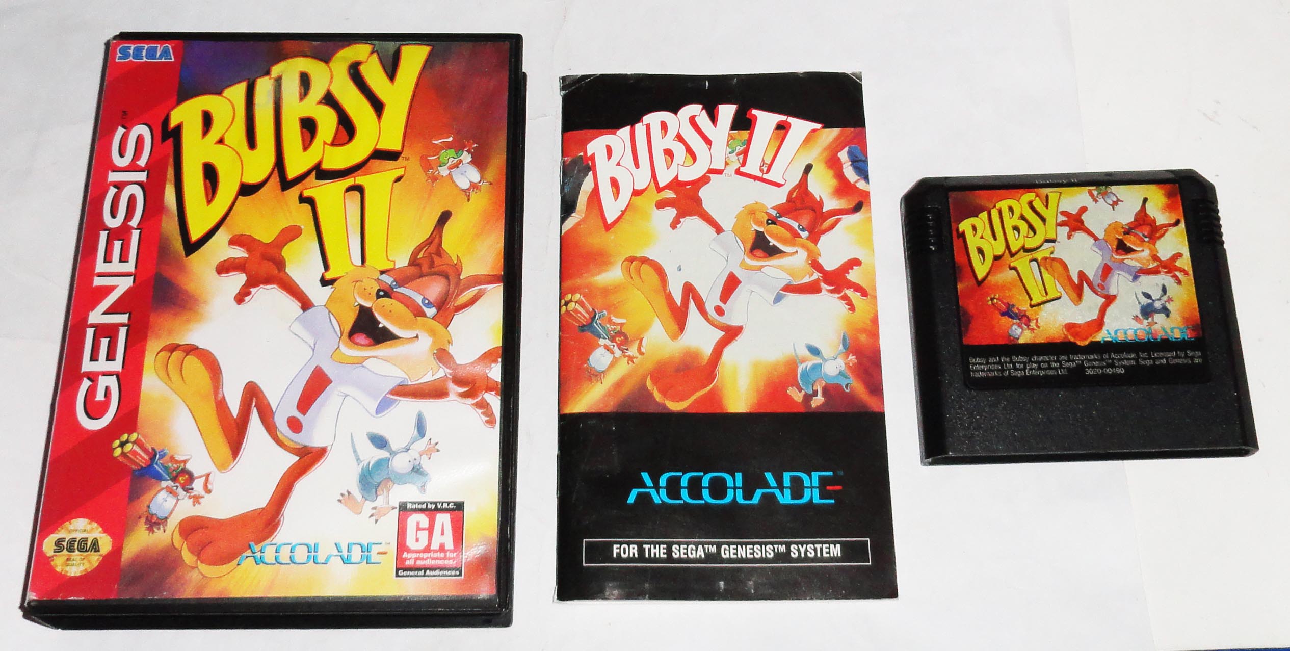 Bubsy 2 Sega Genesis Original Completo - Imagen 3